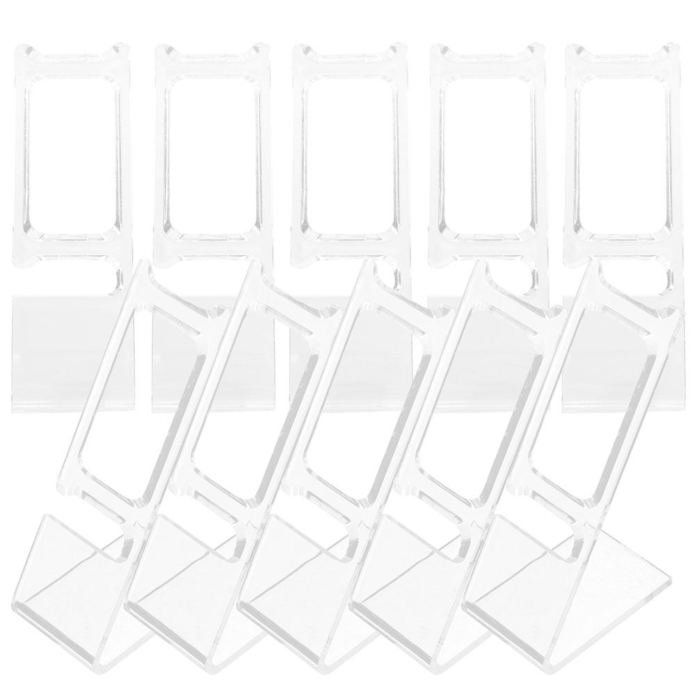 Jewelry Store For Watches - 50Pcs Clear Watch Display Stand Transparent