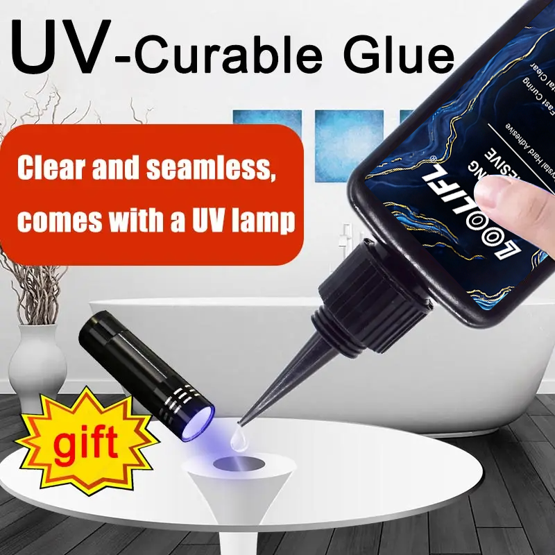 Jewelry Repair & Watches Photos - Loolifl 50ml UV Glue with UV