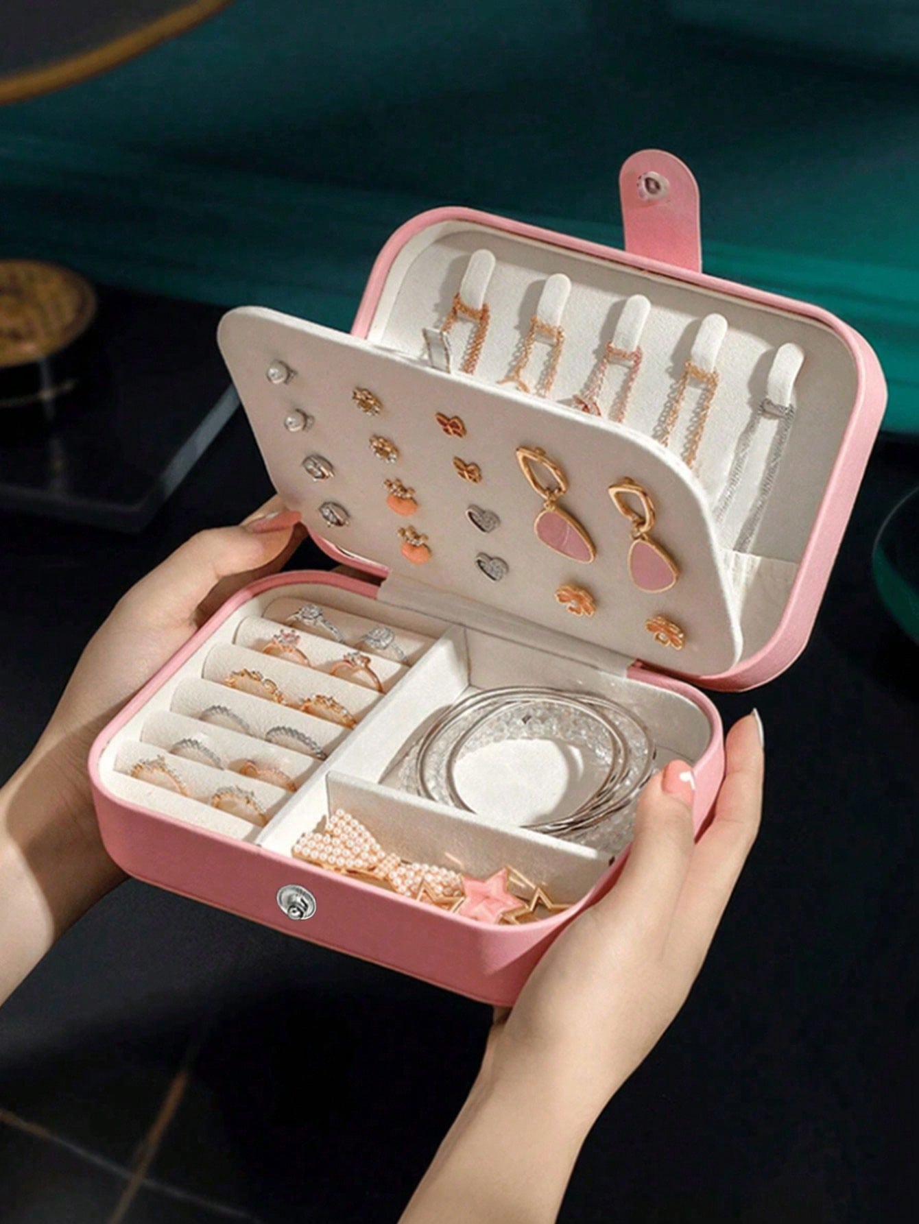 Jewelry Store For Watches - 1 Rectangular Jewelry Box Pu Jewelry