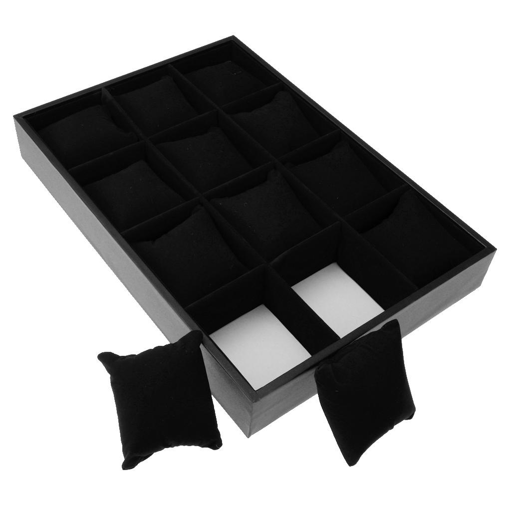 Black and Wood Watch Organizer – Jewelry Or Watches recenzja i cena