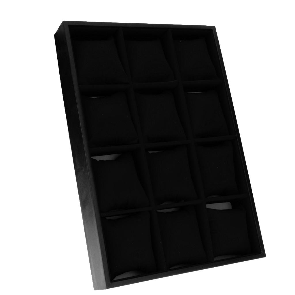 Black and Wood Watch Organizer – Jewelry Or Watches recenzja i cena