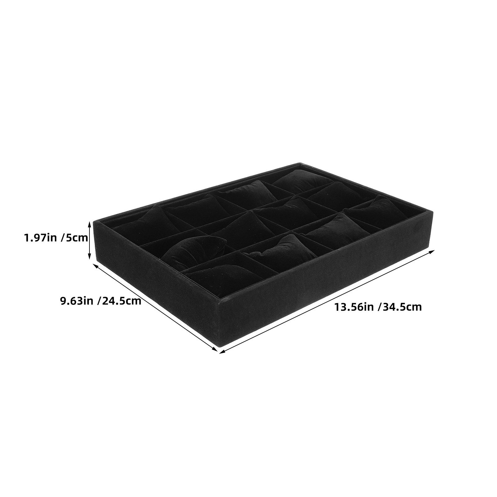 2Pcs Watch Organizer Tray Blac – Jewelry Organizer Watches recenzja i cena