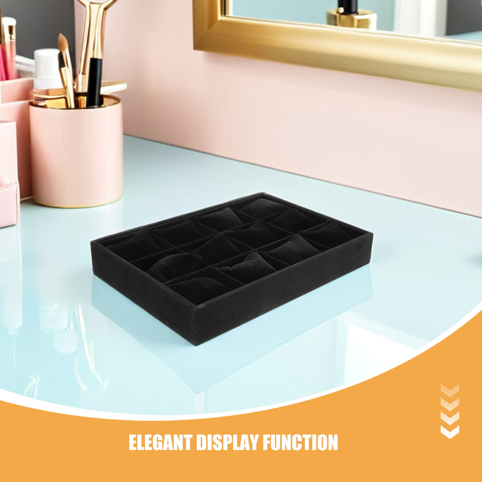 2Pcs Watch Organizer Tray Blac – Jewelry Organizer Watches recenzja i cena