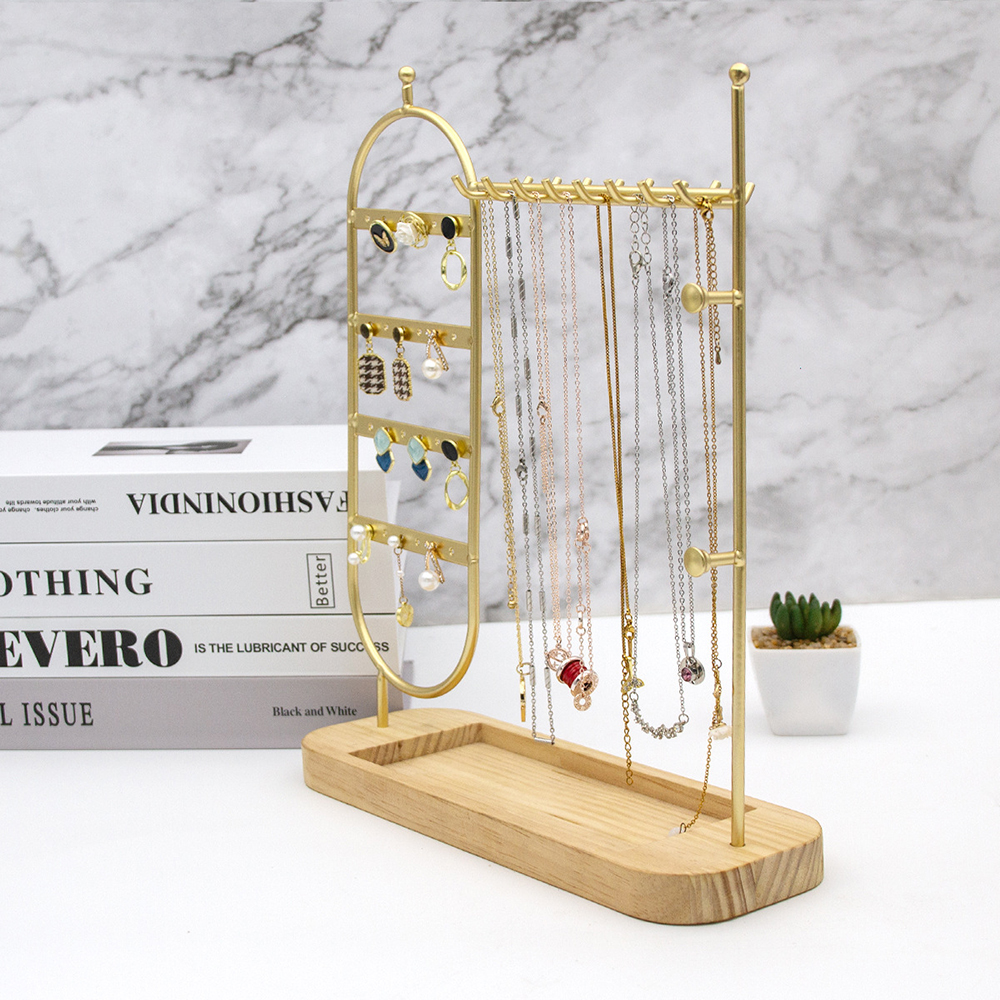 1 desktop solid wood base jewe – Jewelry Store For Watches recenzja i cena