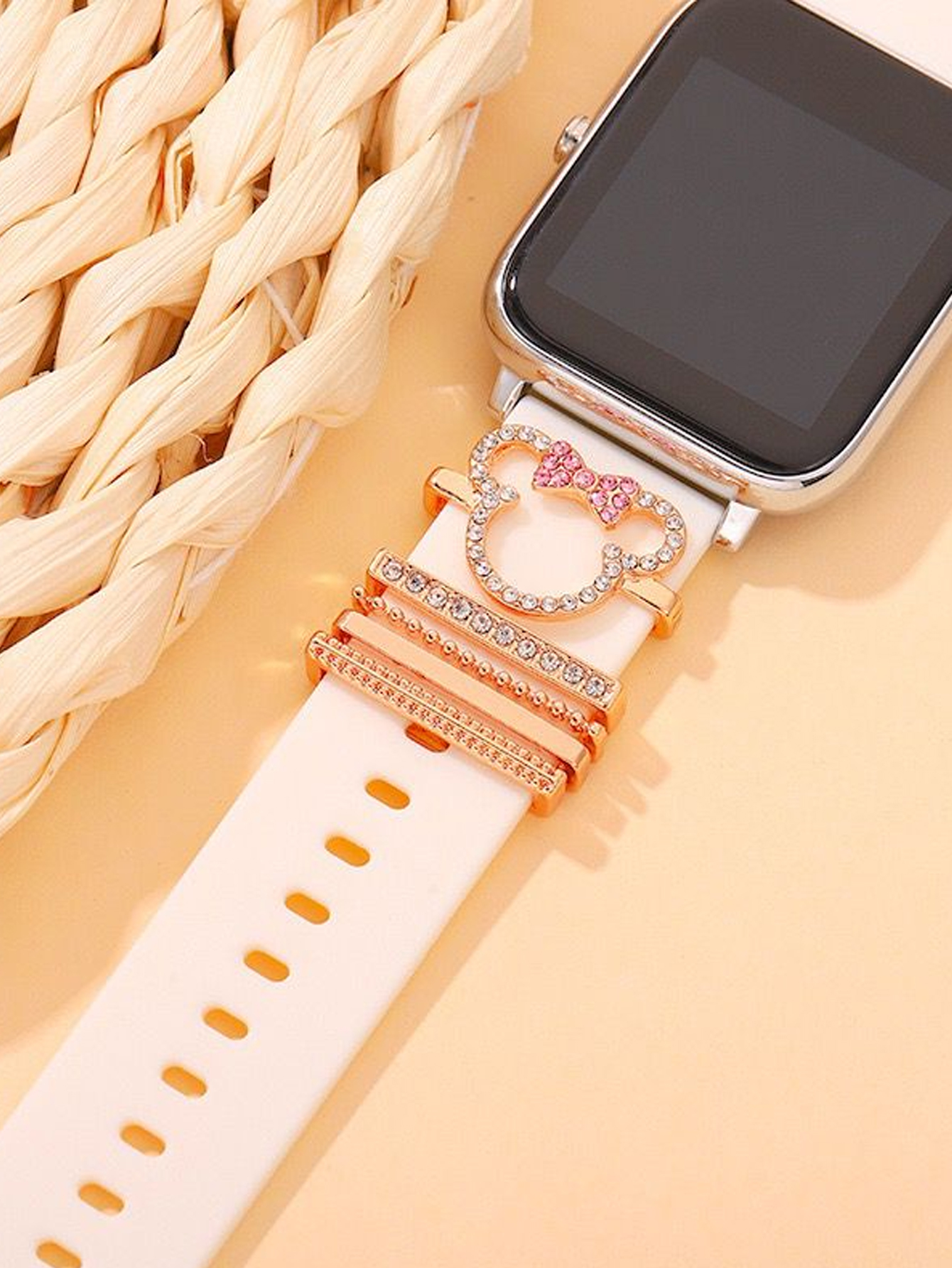 5pcs Metal Charm Decorative Ri – Jewelry Diamond Watches recenzja i cena