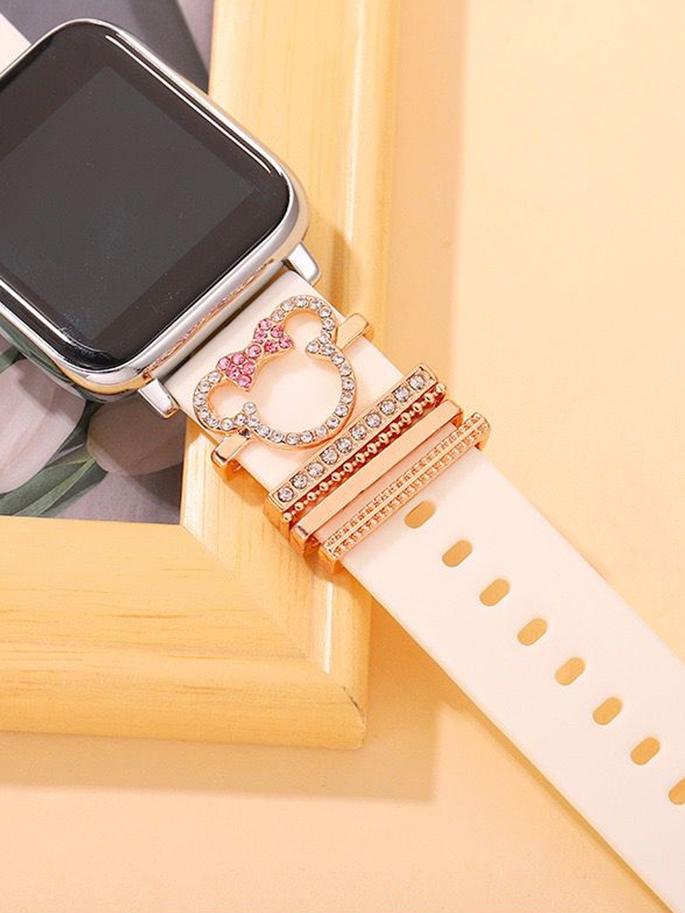 5pcs Metal Charm Decorative Ri – Jewelry Diamond Watches recenzja i cena