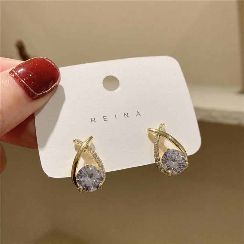 925 Silver Needle Korean Fashi – Pearl Stud Earrings recenzja i cena