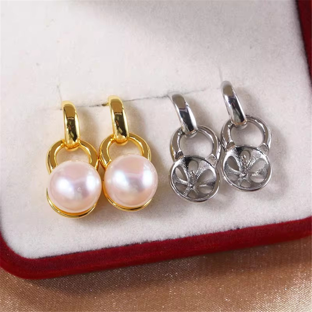 2pcs Gold Plated Pearl Earring – Pearl Stud Earrings recenzja i cena