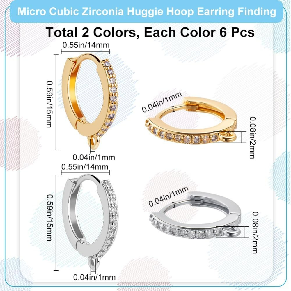 1 Box 12Pcs Round Leverback Ho – Hoop Earrings recenzja i cena