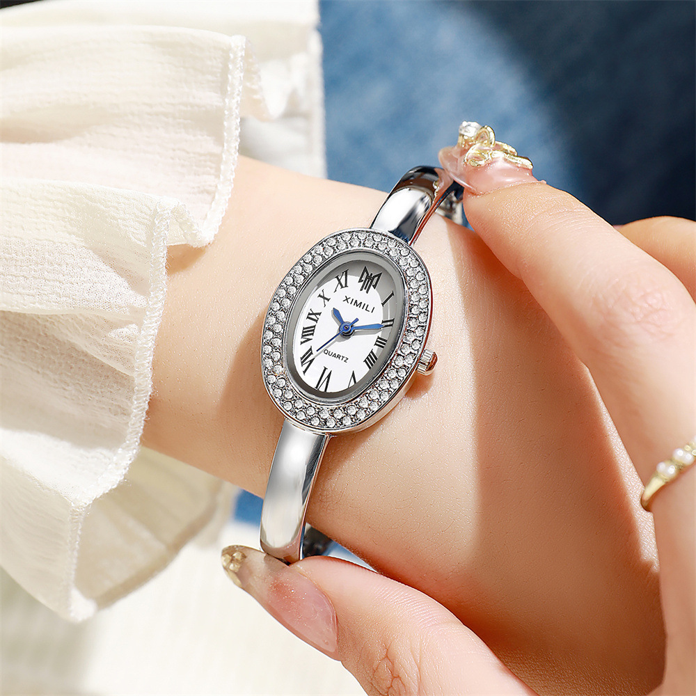 New Oval Women's Bracelet Watc – Jewelry Diamond Watches recenzja i cena