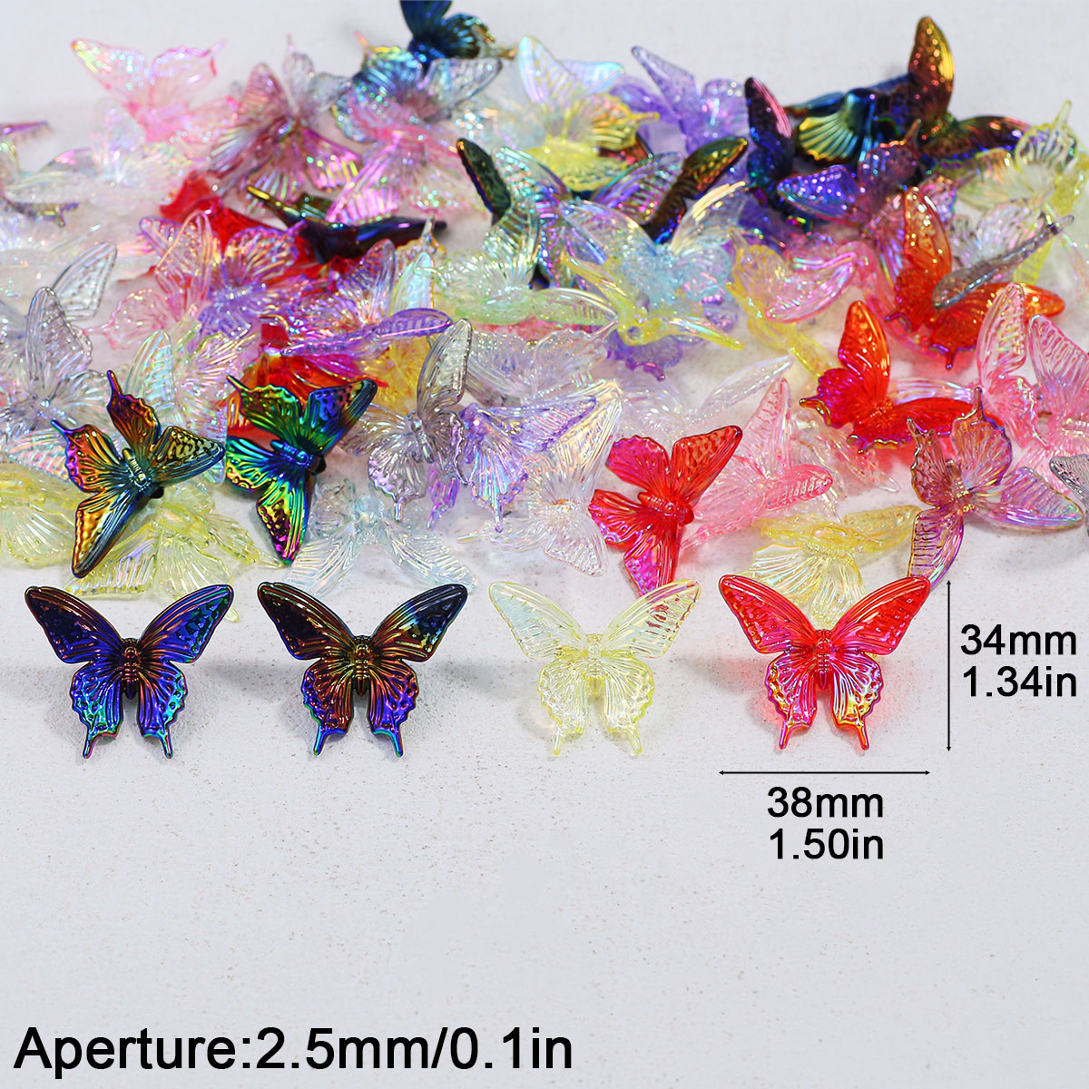 38*34mm Acrylic Butterfly UV M – Butterfly Pendant Necklace recenzja i cena