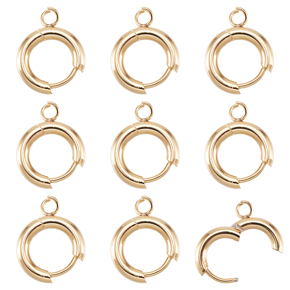 10pcs 201 Stainless Steel Hugg – Hoop Earrings recenzja i cena