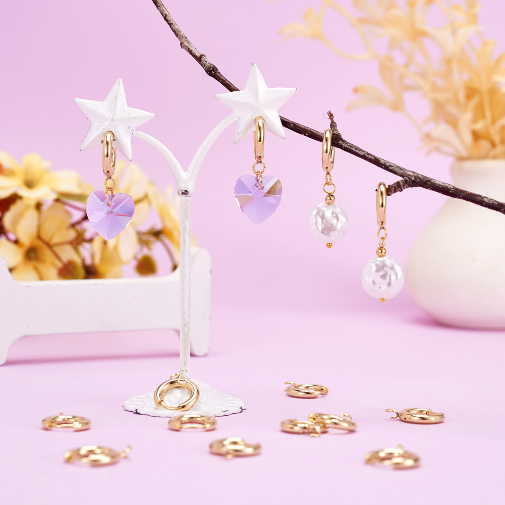 10pcs 201 Stainless Steel Hugg – Hoop Earrings recenzja i cena