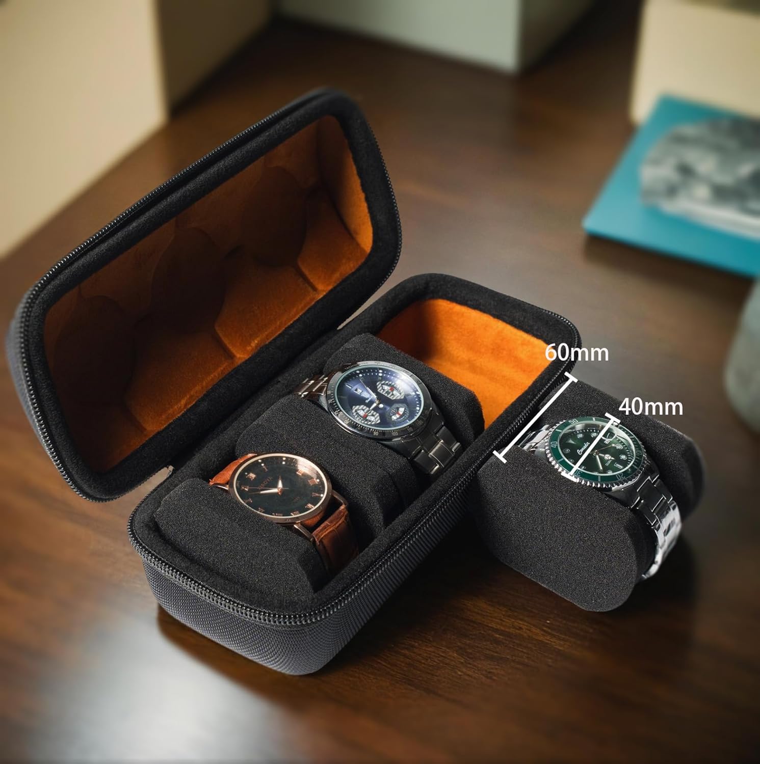Hard Watch Case for Travel - 3 – Jewelry Organizer Watches recenzja i cena
