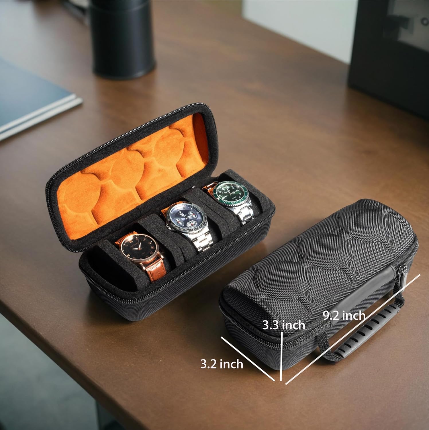 Hard Watch Case for Travel - 3 – Jewelry Organizer Watches recenzja i cena