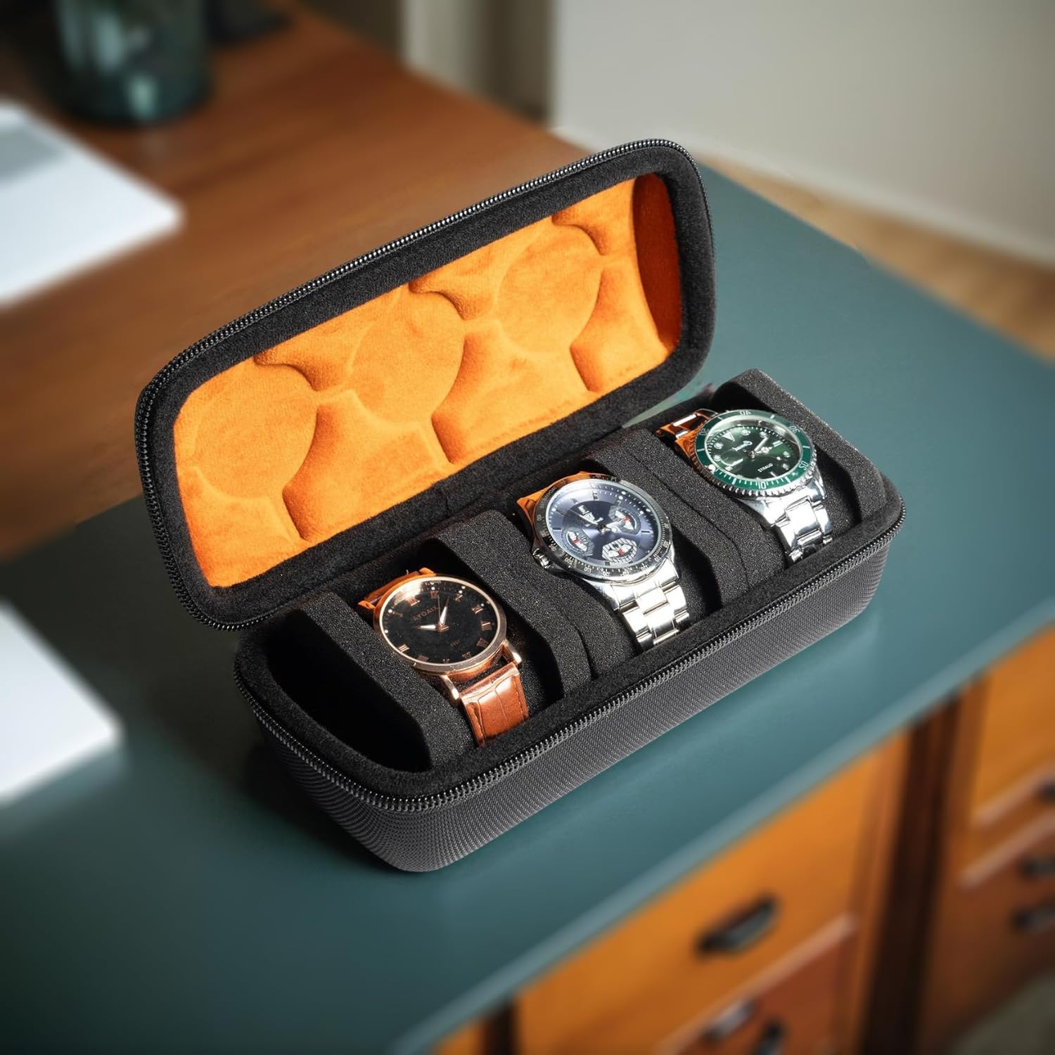 Hard Watch Case for Travel - 3 – Jewelry Organizer Watches recenzja i cena