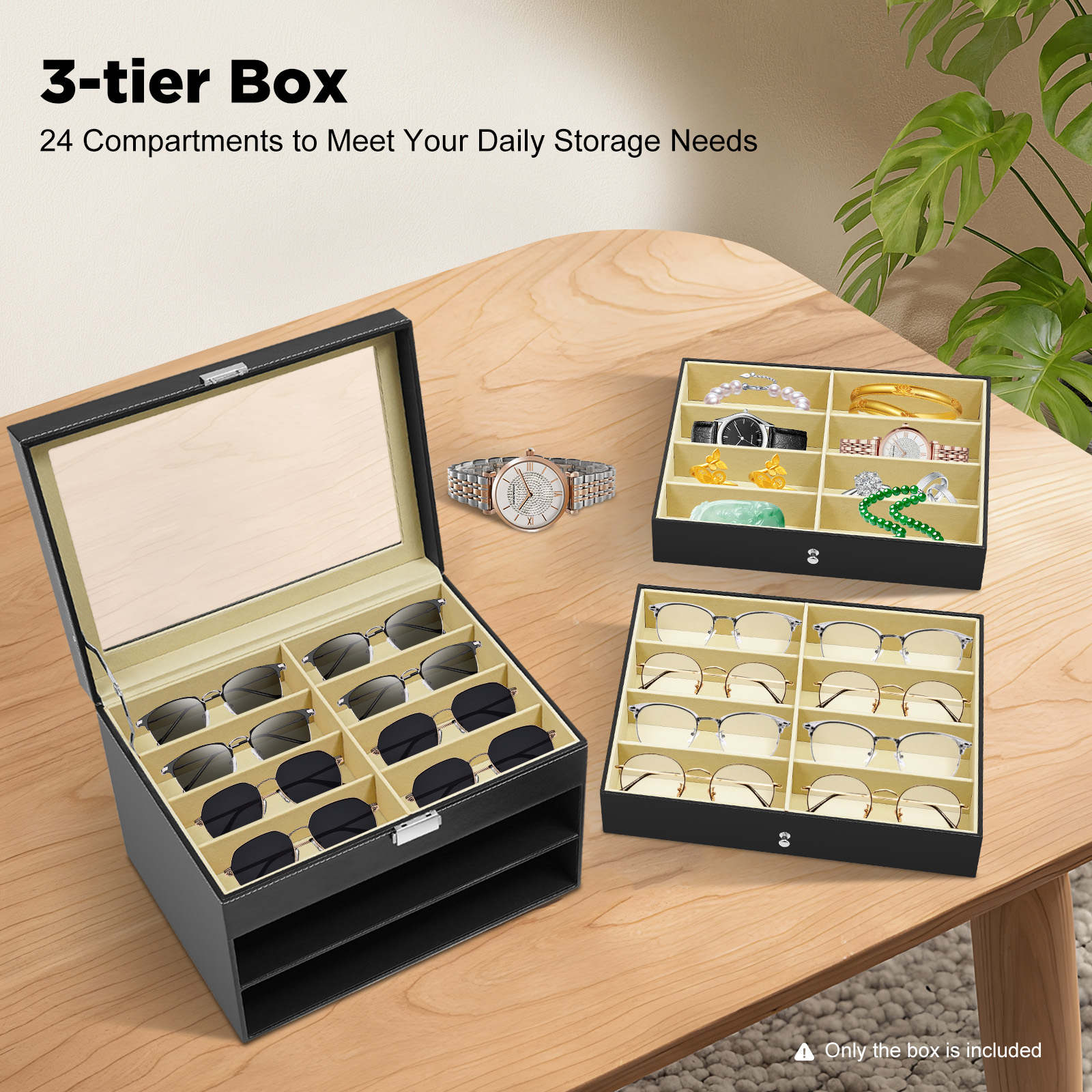 Eyeglasses Display Case 24 Com – Jewelry Eyewear Watches & Accessories recenzja i cena