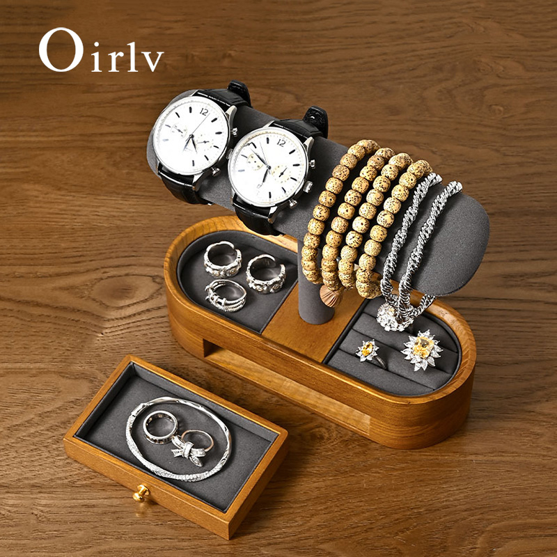 Oirlv Solid Wood Watch Organiz – Jewelry Organizer Watches recenzja i cena