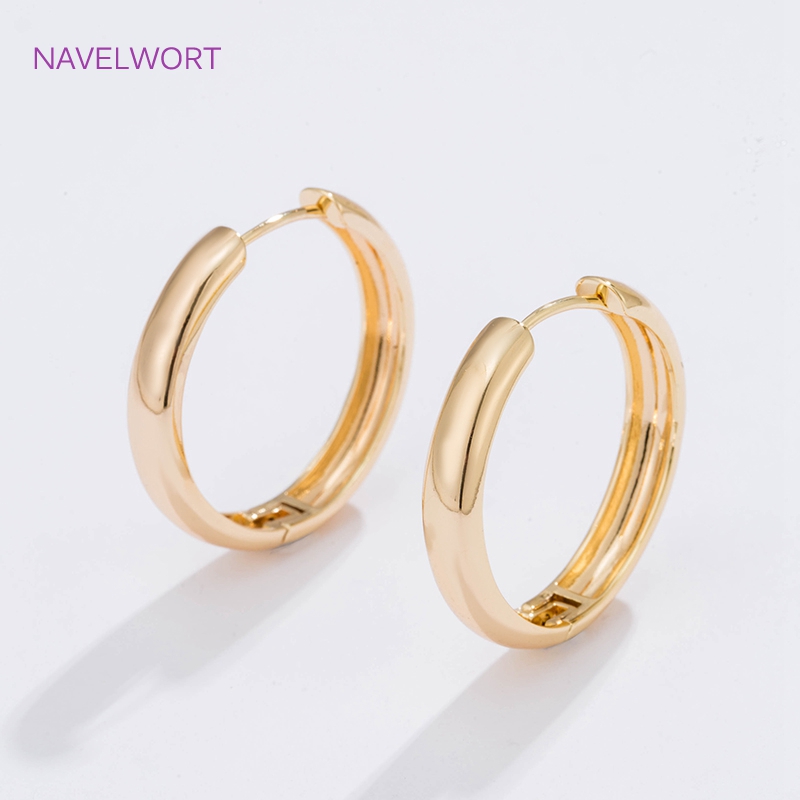 6 Sizes Gold Plated Circle Hoo – Hoop Earrings recenzja i cena