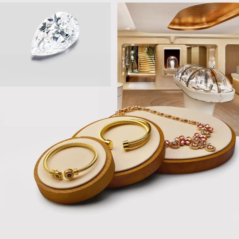 Solid Wood Jewelry Display Tra – Jewelry Store For Watches recenzja i cena