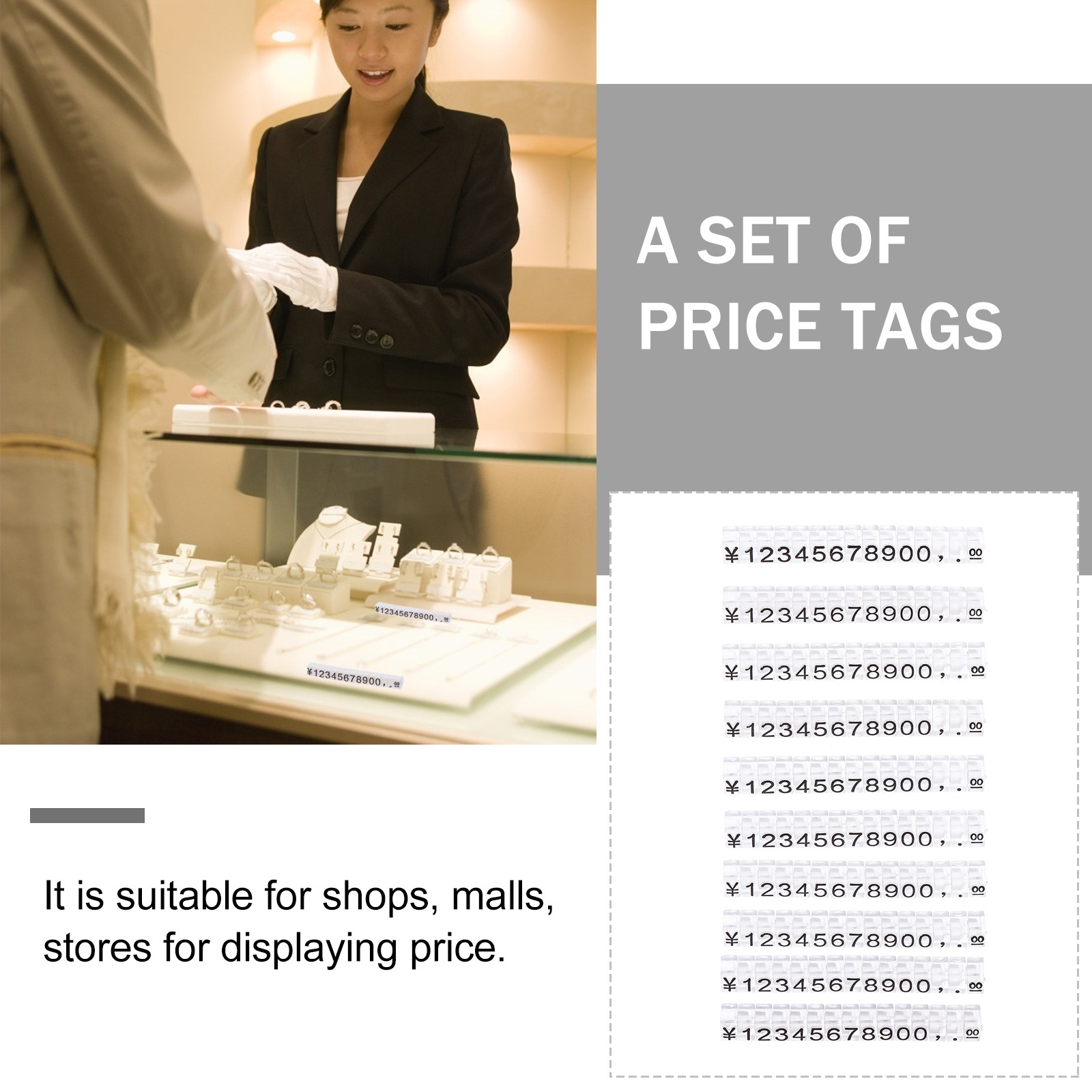 10Pcs Premium Plastic Jewelry  – Jewelry Store For Watches recenzja i cena