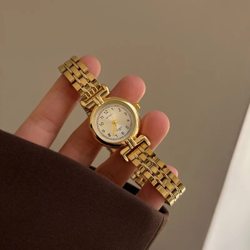 New Exquisite Gold Steel Band  – Jewelry Or Watches recenzja i cena