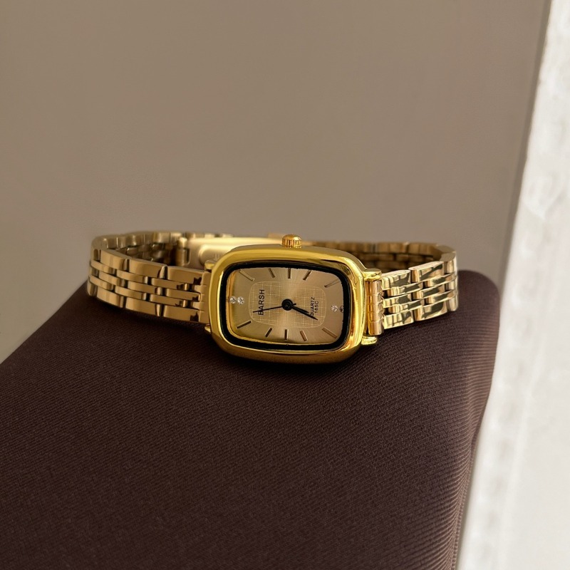 New Exquisite Gold Steel Band  – Jewelry Or Watches recenzja i cena