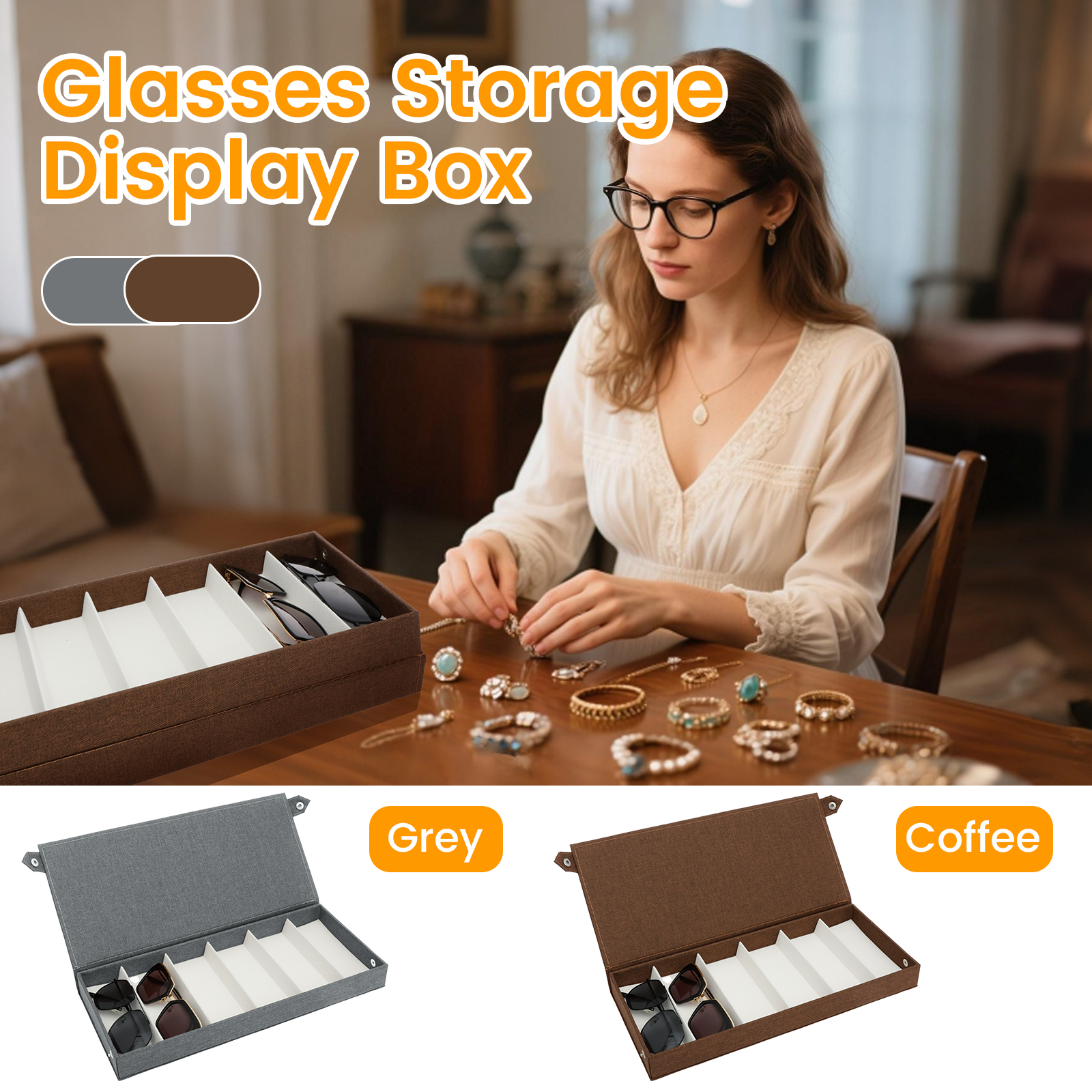 Sunglasses Storage Organizer 6 – Jewelry Eyewear Watches & Accessories recenzja i cena