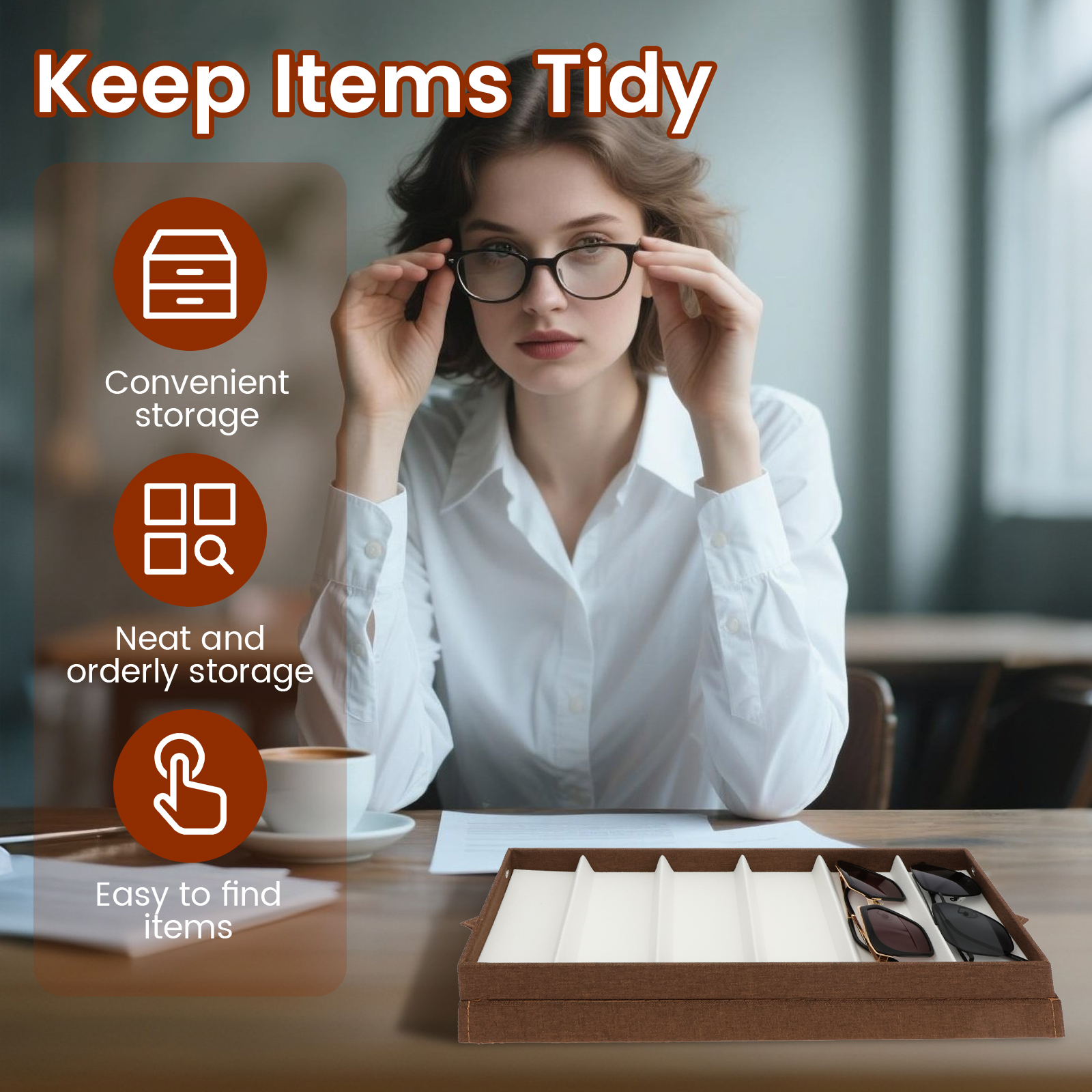 Sunglasses Storage Organizer 6 – Jewelry Eyewear Watches & Accessories recenzja i cena