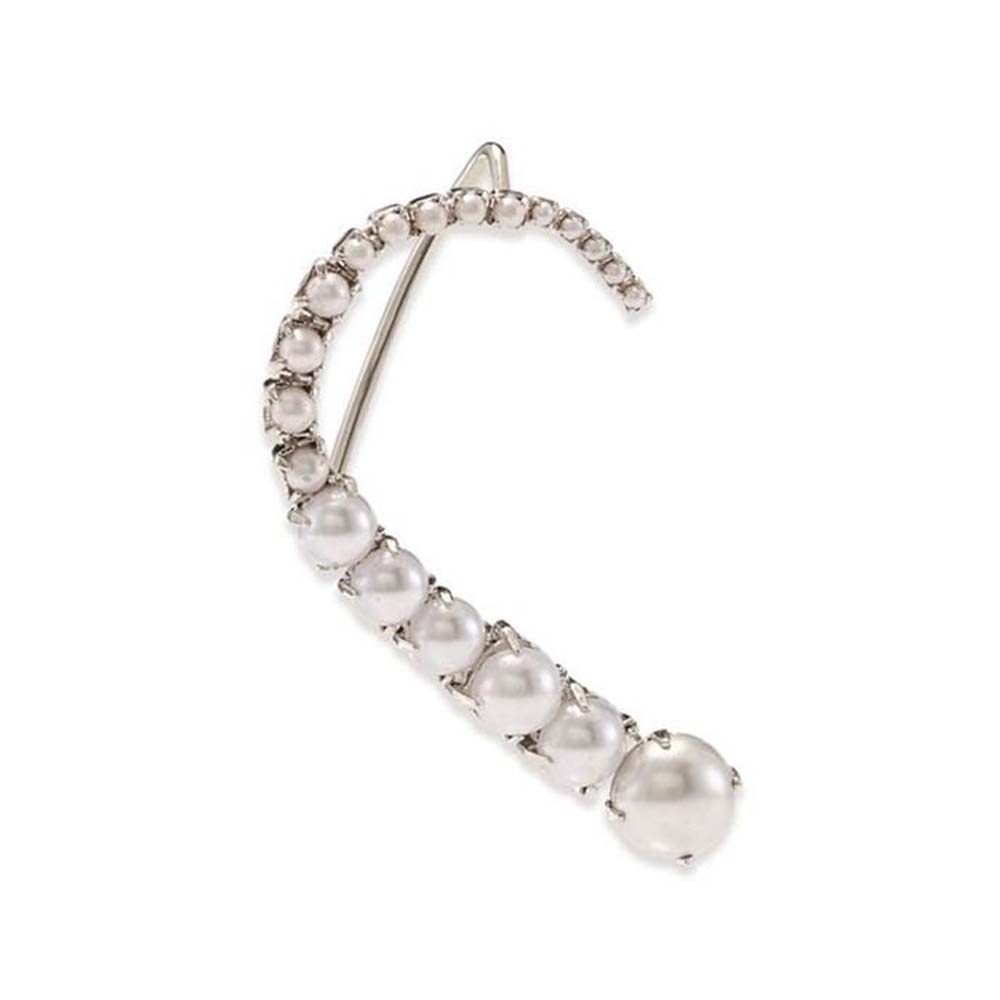 Stonefans Pearl Ear Clips With – Pearl Stud Earrings recenzja i cena