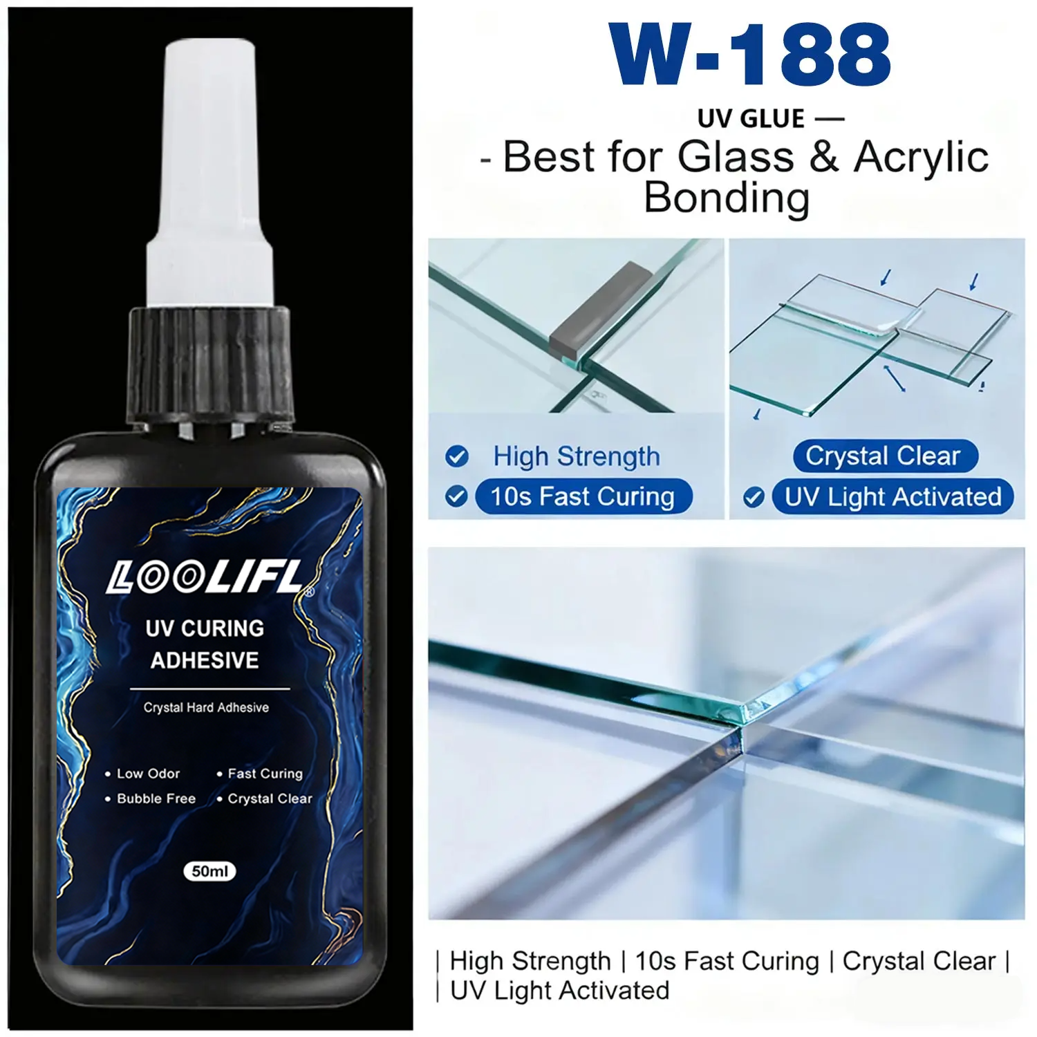 Loolifl 50ml UV Glue with UV L – Jewelry Repair & Watches Photos recenzja i cena