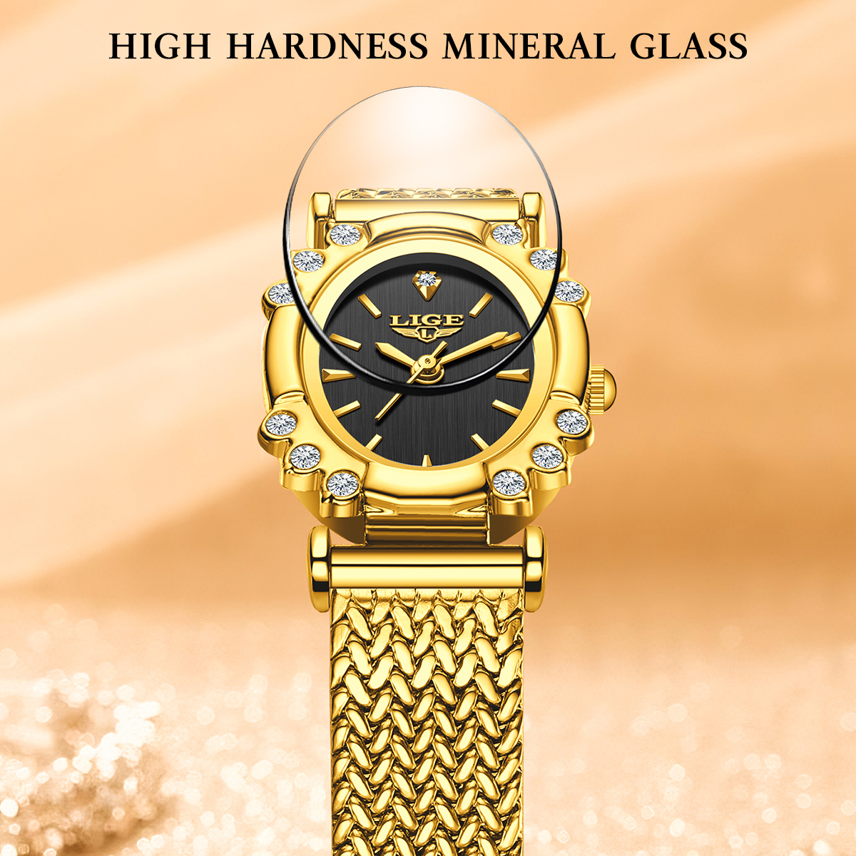 LIGE Elegant Quartz Watches fo – Jewelry Diamond Watches recenzja i cena