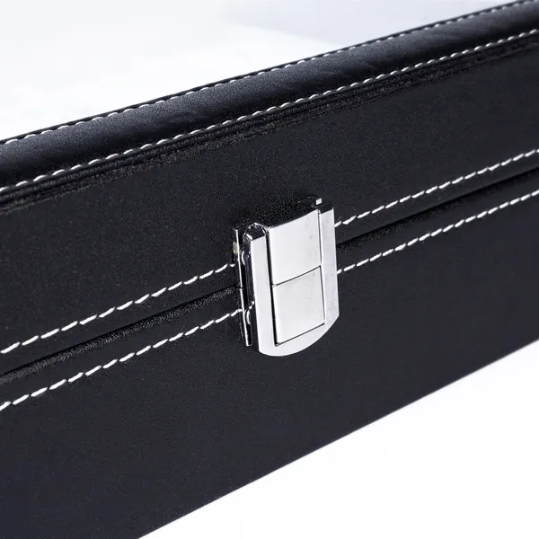 Elegant Leather Watch Display  – Jewelry Organizer Watches recenzja i cena