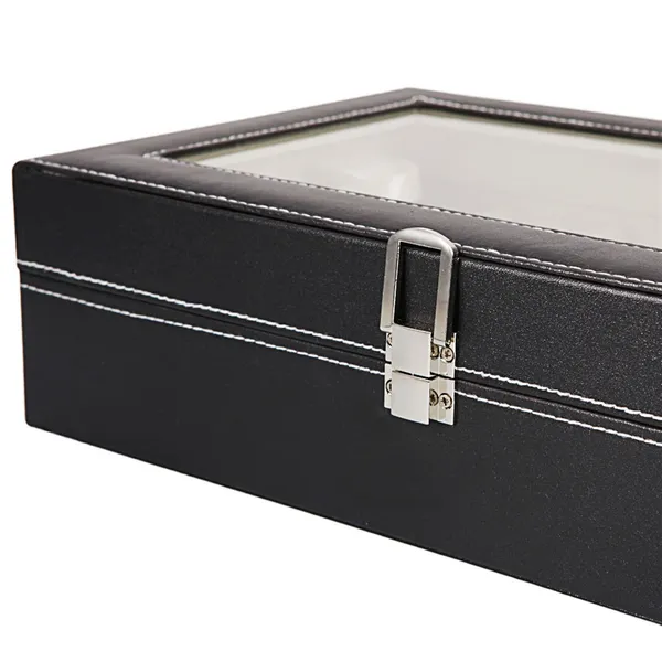 Elegant Leather Watch Display  – Jewelry Organizer Watches recenzja i cena