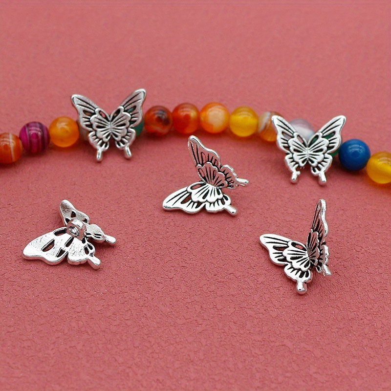 10PCS Silver Butterfly Accesso – Butterfly Pendant Necklace recenzja i cena