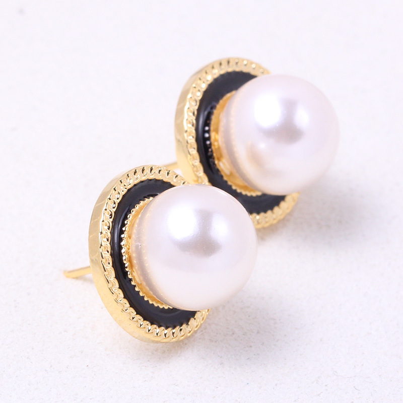 E022 Gold Plated Copper S925 S – Pearl Stud Earrings recenzja i cena