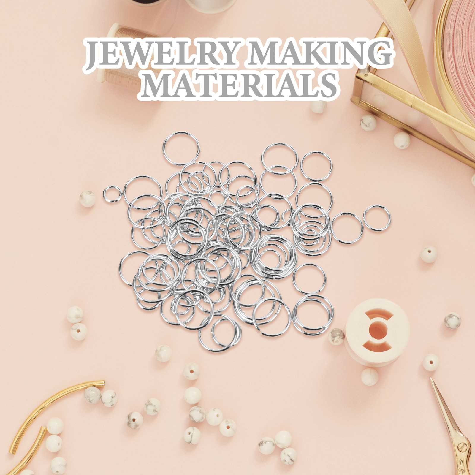 1200Pcs Metal Open Jump Rings  – Jewelry Repair & Watches Photos recenzja i cena