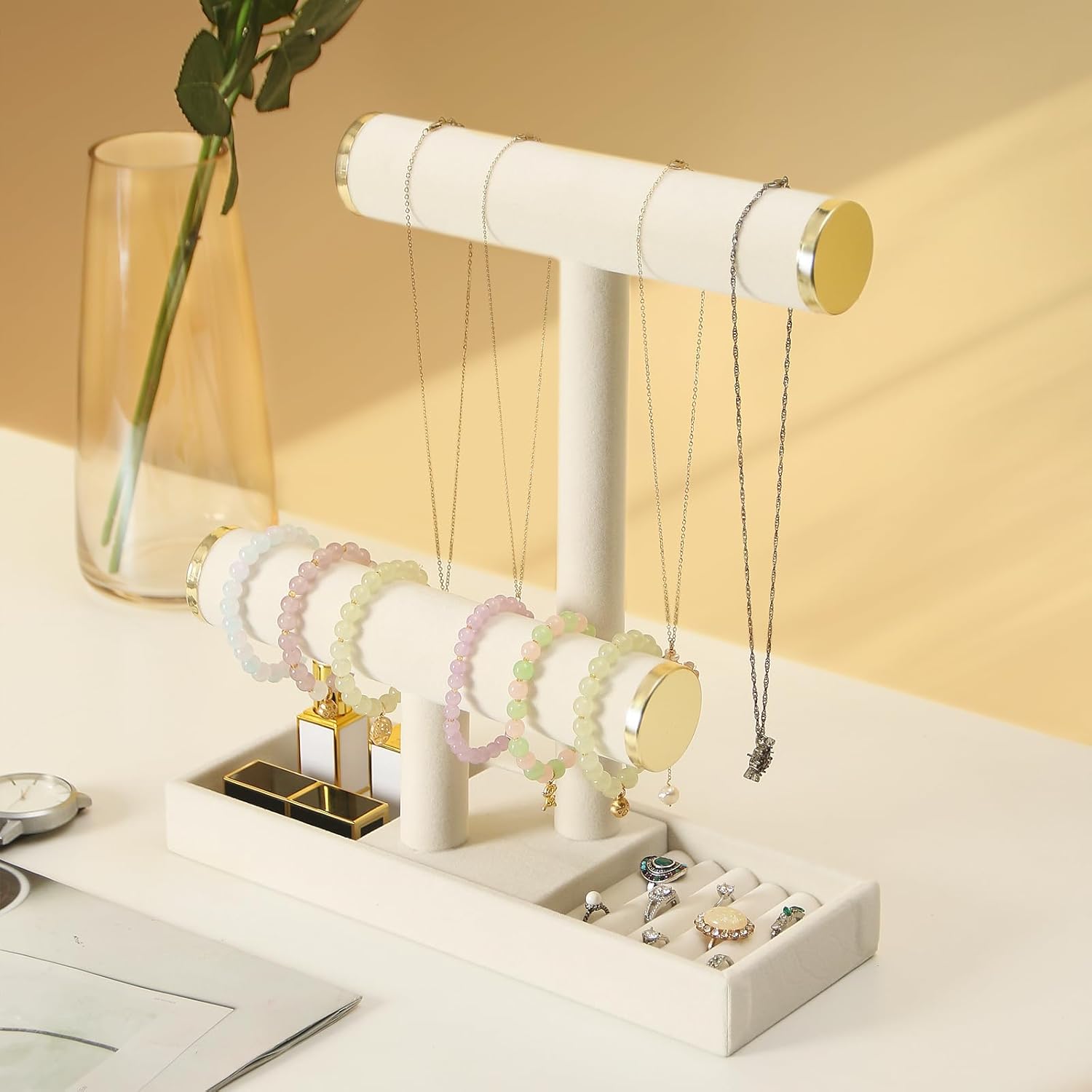 Jewelry Holder Stand, 2 Tier N – Jewelry Organizer Watches recenzja i cena