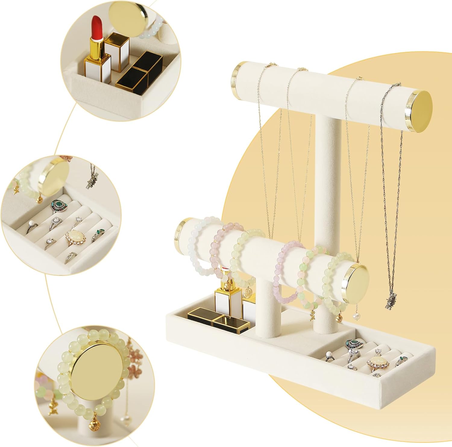 Jewelry Holder Stand, 2 Tier N – Jewelry Organizer Watches recenzja i cena