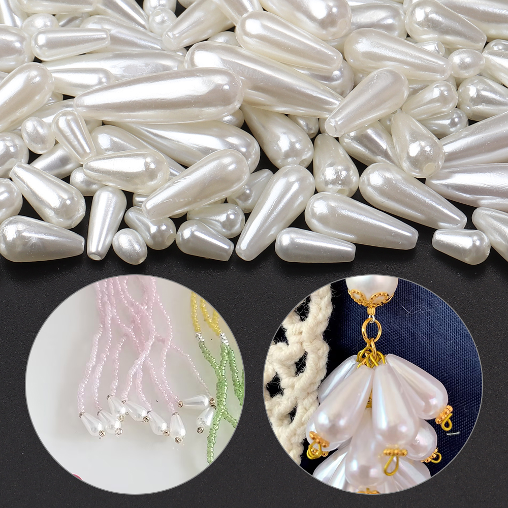 30-500pcs/lot Biege Waterdrop  – Pearl Stud Earrings recenzja i cena