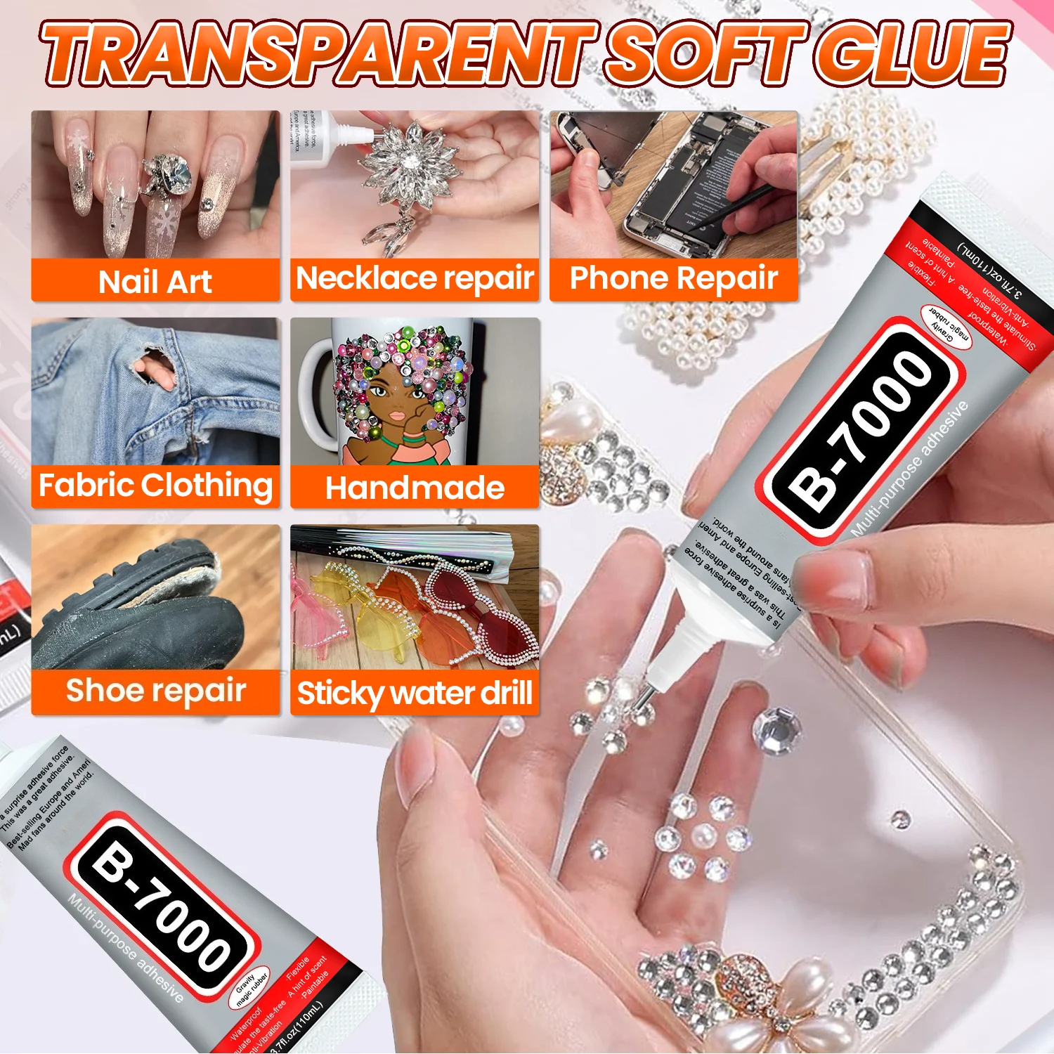 Super Glue B-7000 Loolifl 1-10 – Jewelry Repair & Watches Photos recenzja i cena