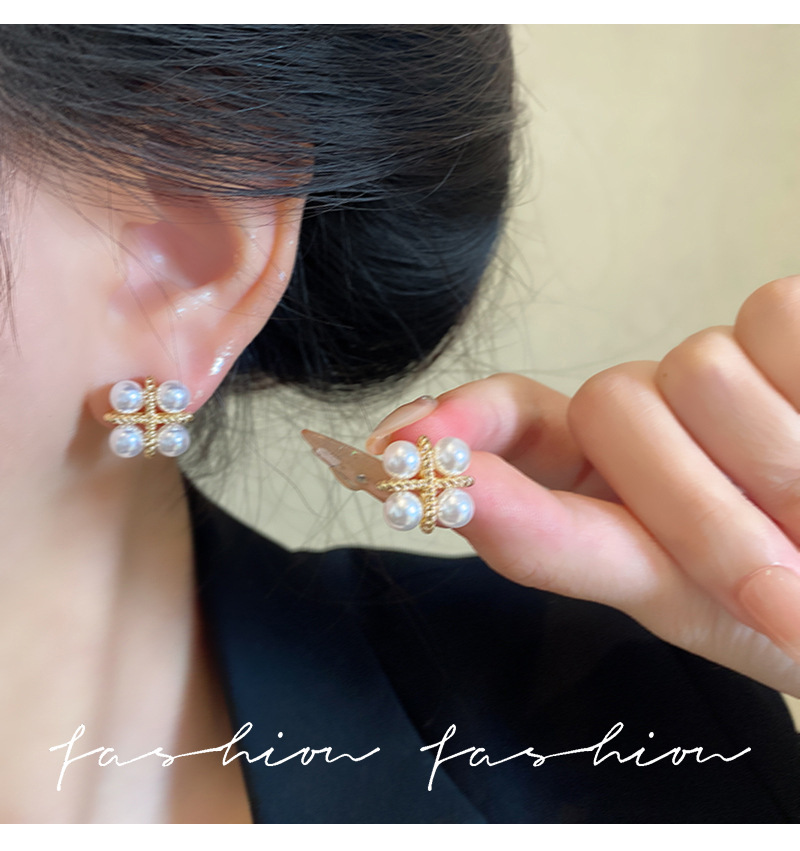 925 Silver Needle Korean Fashi – Pearl Stud Earrings recenzja i cena