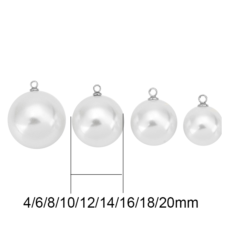20pcs Imitation Pearl Beads Ea – Pearl Stud Earrings recenzja i cena