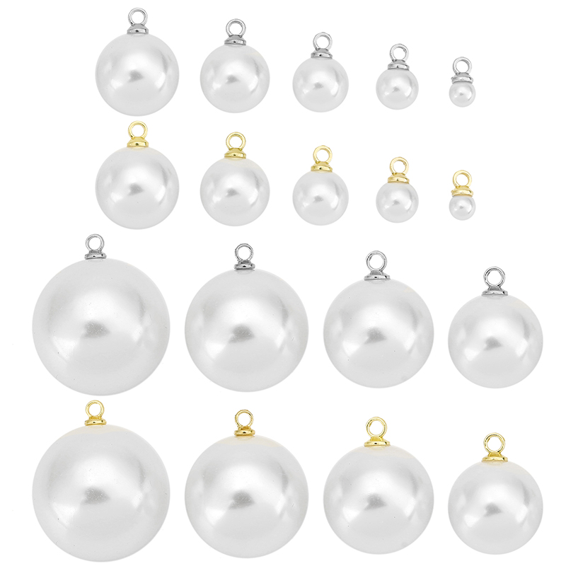 20pcs Imitation Pearl Beads Ea – Pearl Stud Earrings recenzja i cena