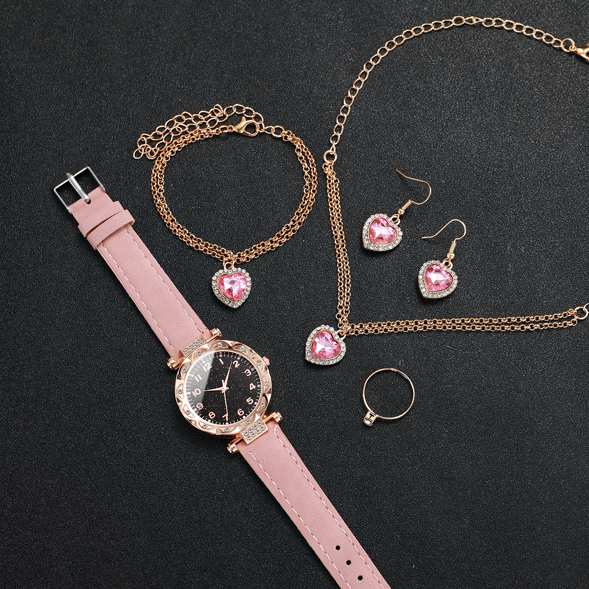 6 Pcs/set Fashion Starry Sky W – Jewelry Diamond Watches recenzja i cena