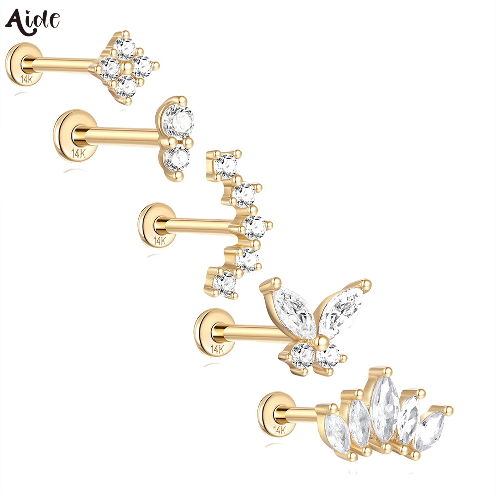Aide DIY Zircon Pearl Earring  – Pearl Stud Earrings recenzja i cena