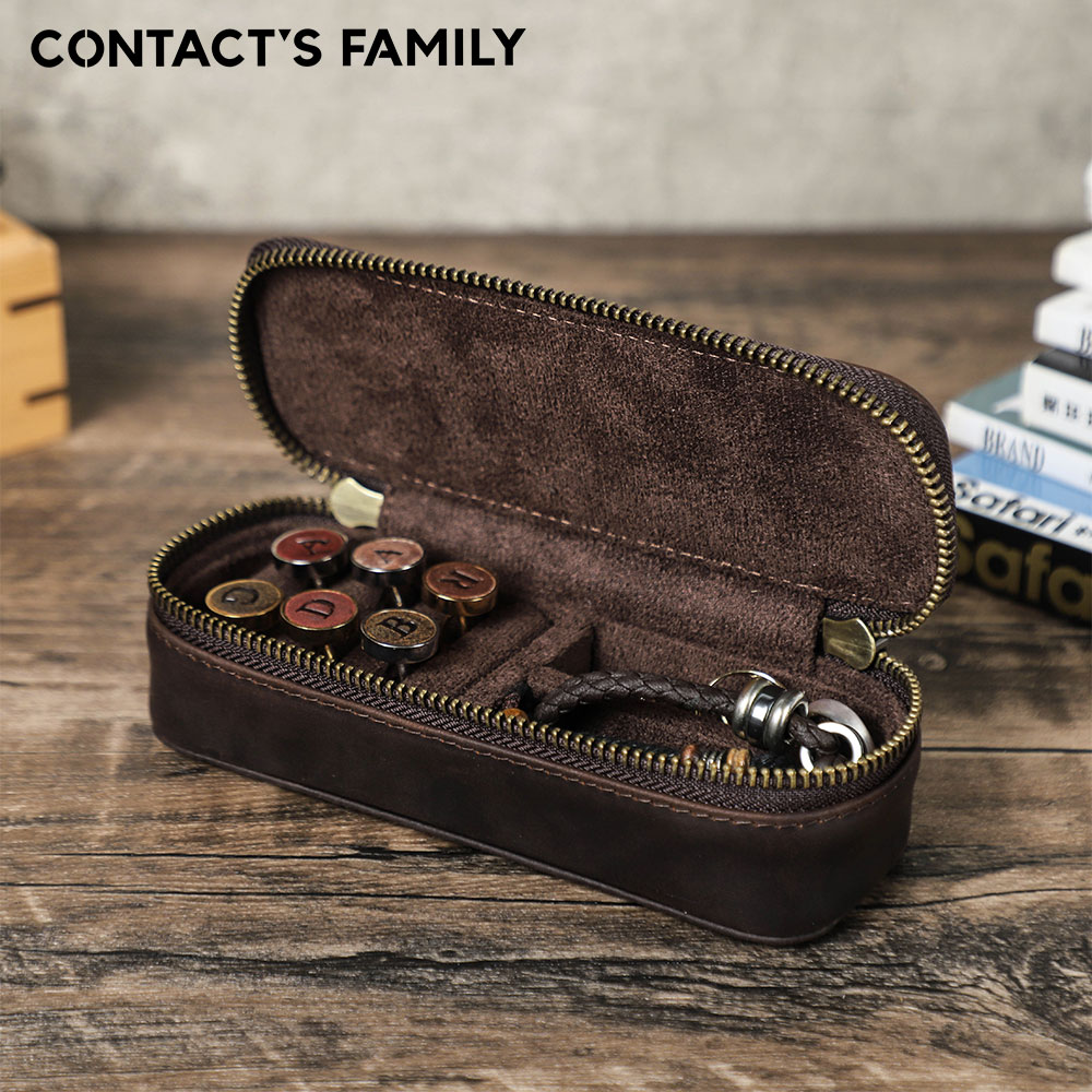 Vintage Genuine Leather Portab – Jewelry Or Watches recenzja i cena