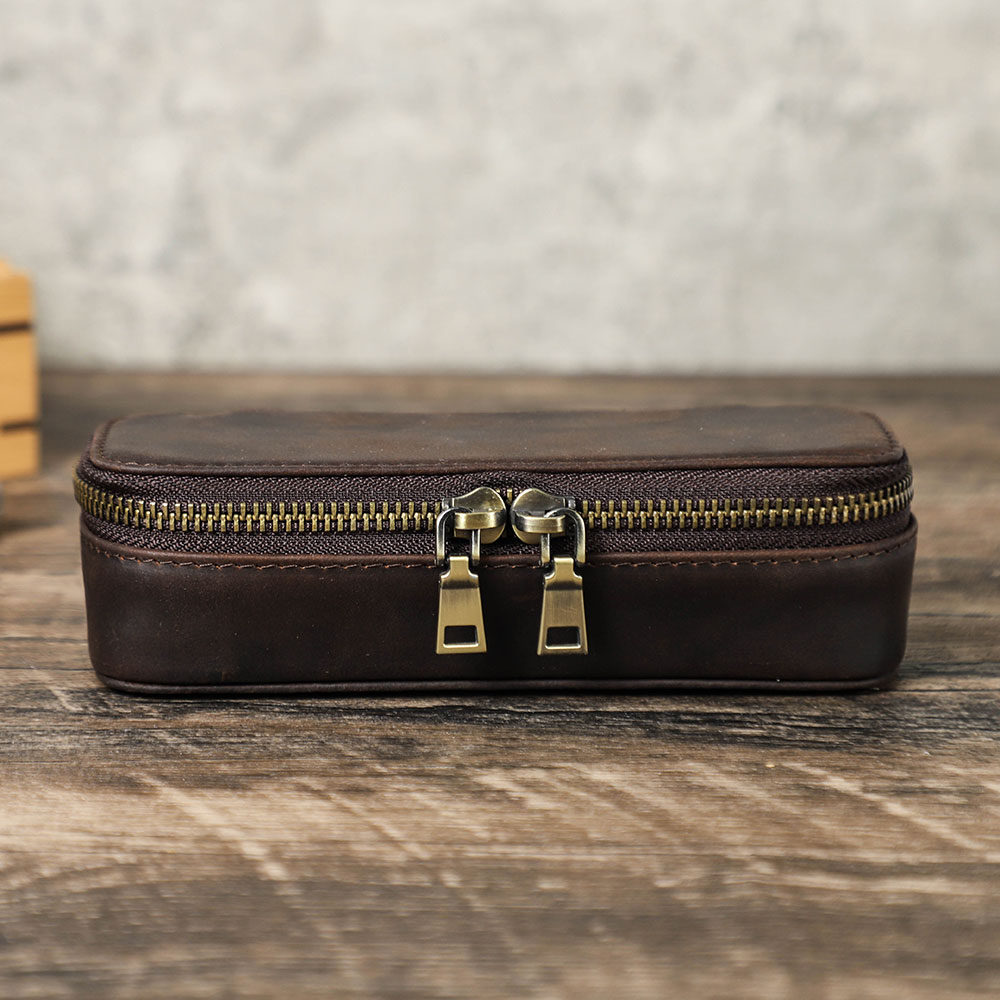 Vintage Genuine Leather Portab – Jewelry Or Watches recenzja i cena
