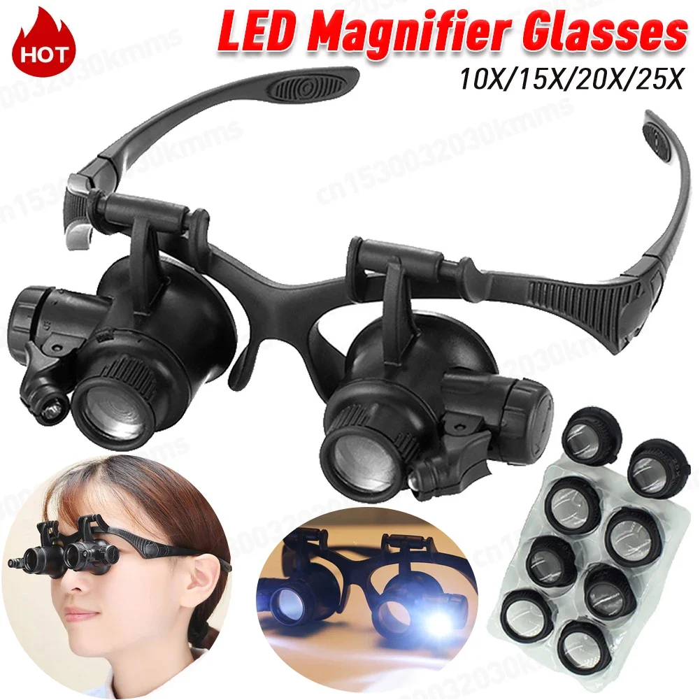 10-25X Head-Worn Magnifier wit – Jewelry Repair & Watches Photos recenzja i cena