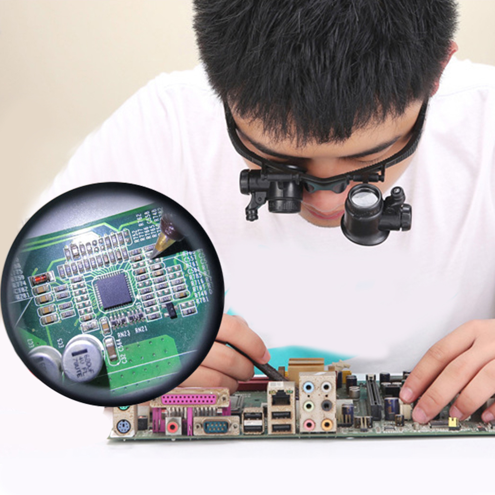 10-25X Head-Worn Magnifier wit – Jewelry Repair & Watches Photos recenzja i cena